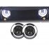 CX FAROS PARA JEEP WRANGLER 96-18 OJOS ANGEL LED NEGRO R016095C1