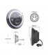 CX FAROS PARA JEEP WRANGLER 96-18 OJOS ANGEL LED NEGRO R016095C1