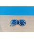 CX FAROS PARA JEEP WRANGLER 96-18 OJOS ANGEL LED NEGRO R016095C1