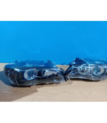 CX FAROS BMW E46 COUPE 03-06 OJOS ANGEL FONDO NEGRO R145206C4
