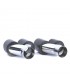 CX COLA ESCAPE SALIDA DOBLE UNIVERSAL 2x 89MM ACERO INOX NEGRO MATE E010106C2