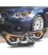 BY FAROS BMW E60 E61 03-07 ANGEL EYES LED U HALO FONDO NEGRO R020188C5