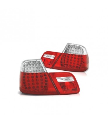 CX PILOTOS BMW E46 COUPÉ 99-03 LED ROJO CROMO LOOK M3 R145968C11