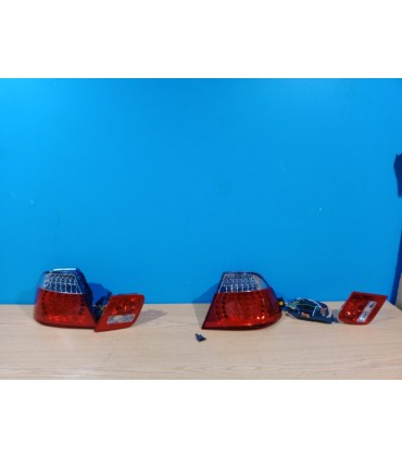 CX PILOTOS BMW E46 COUPÉ 99-03 LED ROJO CROMO LOOK M3 R145968C11