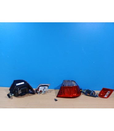 CX PILOTOS BMW E46 COUPÉ 99-03 LED ROJO CROMO LOOK M3 R145968C11