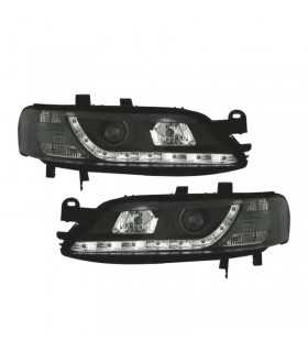 BY FAROS PARA OPEL VECTRA B 96-98 LUZ DIURNA LED FONDO NEGRO R145554C1