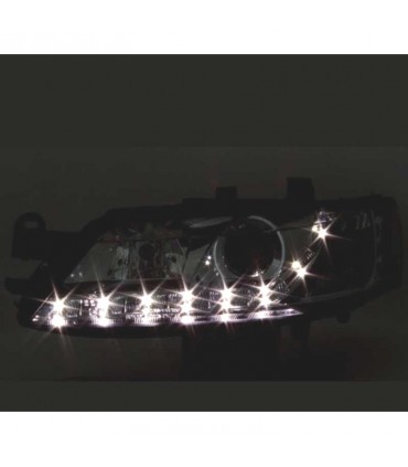 BY FAROS PARA OPEL VECTRA B 96-98 LUZ DIURNA LED FONDO NEGRO R145554C1