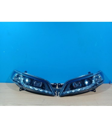 BY FAROS PARA OPEL VECTRA B 96-98 LUZ DIURNA LED FONDO NEGRO R145554C1