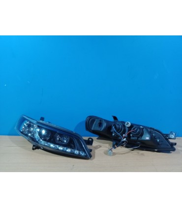 BY FAROS PARA OPEL VECTRA B 96-98 LUZ DIURNA LED FONDO NEGRO R145554C1