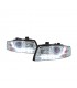 DW FAROS AUDI A4 B6 00-04 LUZ DIURNA LED FONDO CROMO R145363C1