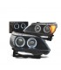 DW FAROS BMW E60 E61 03-07 LED OJOS ANGEL NEGROS R011333C3