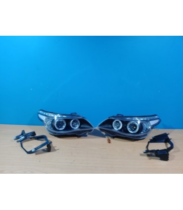 DW FAROS BMW E60 E61 03-07 LED OJOS ANGEL NEGROS R011333C3