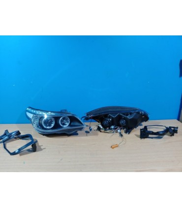 DW FAROS BMW E60 E61 03-07 LED OJOS ANGEL NEGROS R011333C3