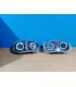 FE FAROS VOLKSWAGEN VW GOLF IV MK4 97-03 OJOS ANGEL LED LOOK R32 FONDO NEGRO R020013C9