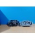 FE FAROS VOLKSWAGEN VW GOLF IV MK4 97-03 OJOS ANGEL LED LOOK R32 FONDO NEGRO R020013C9