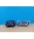 PK FAROS VOLKSWAGEN VW GOLF IV MK4 97-03 OJOS ANGEL LED LOOK R32 FONDO NEGRO R020013C10