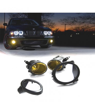 YB FAROS ANTINIEBLA BMW E46 98-06 E39 95-03 CRISTAL AMARILLO PARAGOLPES M R148469C1