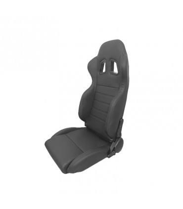 BY ASIENTO BAQUET UNIVERSAL LOOK SPARCO CUERO NEGRO R014134C1