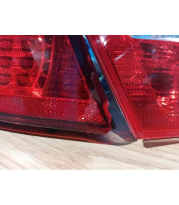 DW PILOTOS BMW E46 COUPÉ 99-03 LED ROJO CROMO LOOK M3 R145968C12