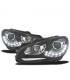 FAROS VOLKSWAGEN VW GOLF MK6 08-12 FONDO NEGRO DRL R012817C12