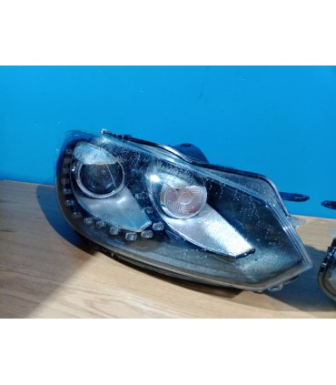 FAROS VOLKSWAGEN VW GOLF MK6 08-12 FONDO NEGRO DRL R012817C12