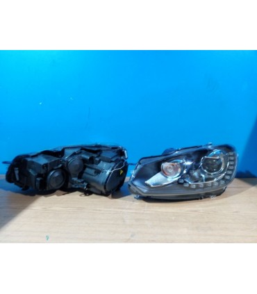 FAROS VOLKSWAGEN VW GOLF MK6 08-12 FONDO NEGRO DRL R012817C12