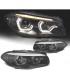 DW FAROS BMW F10 F11 10-13 XENON AFS OJOS ANGEL 3D LED DRL DINAMICOS NEGROS R020061C2