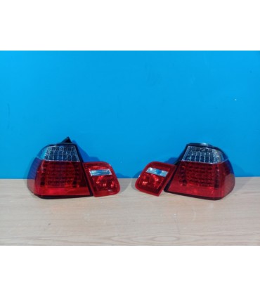 DW PILOTOS BMW E46 01-05 LED ROJO CROMO LOOK M3 R147437C10
