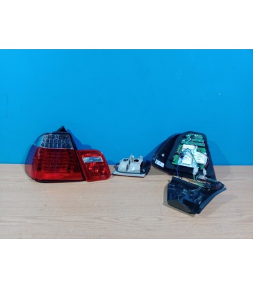 DW PILOTOS BMW E46 01-05 LED ROJO CROMO LOOK M3 R147437C10