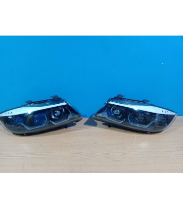 ED FAROS BMW E90 E91 05-08 OJOS ANGEL 3D FONDO NEGRO R022107C3