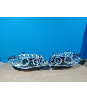 DW FAROS BMW E81 E87 E82 E88 OJOS ANGEL LUZ DIURNA FONDO CROMO R145804C1