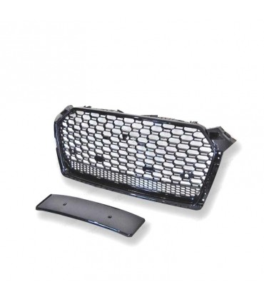 CX PARRILLA AUDI A5 16-19 LOOK RS5 QUATTRO NEGRO BRILLO C010952C2