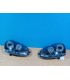 DW FAROS VOLKSWAGEN VW GOLF 5 03-08 JETTA 05-10 OJOS DE ANGEL LUZ DIURNA LED + CCFL FONDO NEGRO R145792C4