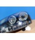 DW FAROS VOLKSWAGEN VW GOLF 5 03-08 JETTA 05-10 OJOS DE ANGEL LUZ DIURNA LED + CCFL FONDO NEGRO R145792C4