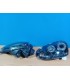 DW FAROS VOLKSWAGEN VW GOLF 5 03-08 JETTA 05-10 OJOS DE ANGEL LUZ DIURNA LED + CCFL FONDO NEGRO R145792C4