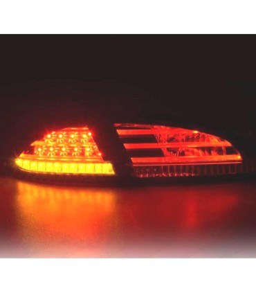 DW PILOTOS SEAT LEON 04-09 1P LED ROJO CROMO R145494C1
