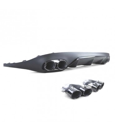 CX DIFUSOR MERCEDES CLASE E C238 16- LOOK AMG E53 + COLAS ESCAPE NEGRO C010844C2