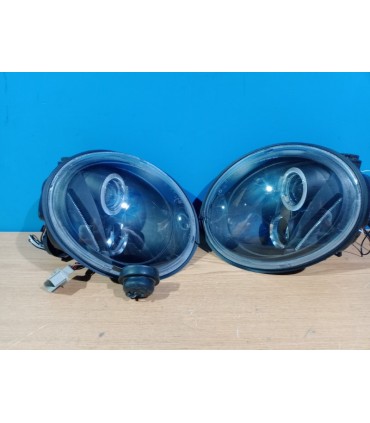 RI FAROS PARA VOLKSWAGEN VW BEETLE 98-05 OJOS ANGEL FONDO NEGRO R145376C1