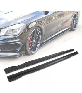 BY AÑADIDOS TALONERAS MERCEDES W117 W176 A45 AMG 12-18 NEGRO C012022C1