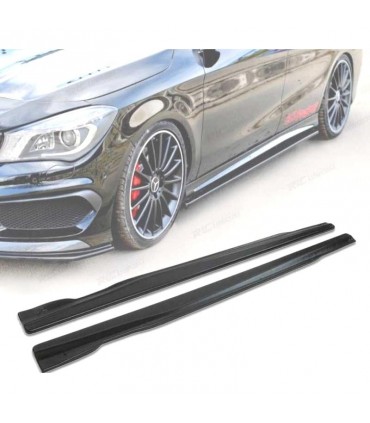 BY AÑADIDOS TALONERAS MERCEDES W117 W176 A45 AMG 12-18 NEGRO C012022C1