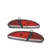 AZ PILOTOS SEAT LEON 04-09 1P LED ROJO CROMO R145494C2