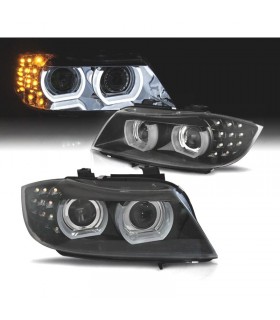 DW FAROS XENON OJOS ANGEL 3D BMW E90 E91 08-12 FONDO NEGRO R014011C1