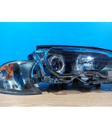 CX FAROS BMW E46 COUPE CABRIO 99-03 OJOS ANGEL LED NEGROS R011351C1