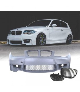 BA PARAGOLPES DELANTERO BMW E81 E87 E82 04 -13 LOOK 1M + PARRILLAS 1M C020124C1
