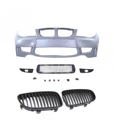 BA PARAGOLPES DELANTERO BMW E81 E87 E82 04 -13 LOOK 1M + PARRILLAS 1M C020124C1