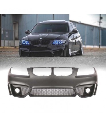 TG PARAGOLPES DELANTERO BMW E90 E91 05-08 LOOK M4 REJILLAS NIEBLA C011267C1