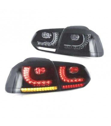 BY PILOTOS VOLKSWAGEN VW GOLF 6 08-12 FULL LED DINAMICOS AHUMADOS LOOK R20 R014097C1