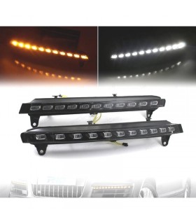 CX KIT LUZ DIURNA LED DRL + INTERMITENTE AUDI Q7 2006 2007 08-09 R012014C1