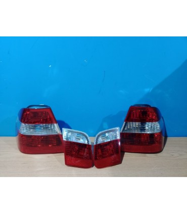 KJ PILOTOS BMW E46 01-05 ROJO CROMO R145190C1