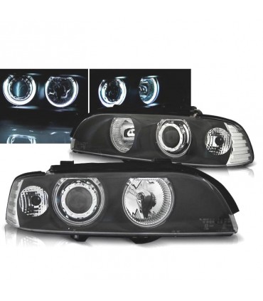 ML FAROS BMW E39 95-03 OJOS ANGEL CCFL NEGROS R012446C2